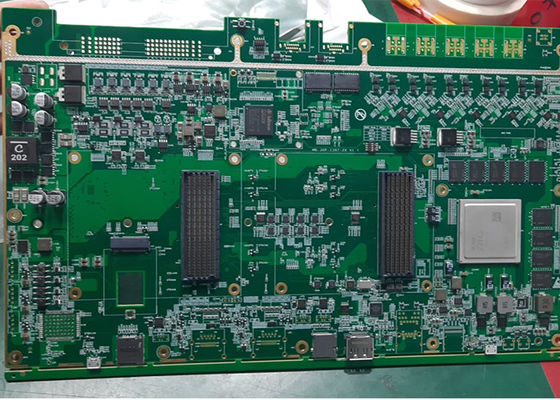 FR4 Lead Free Multilayer PCB Assembly , RoHS Compliant PCB Assembly 6 Layers
