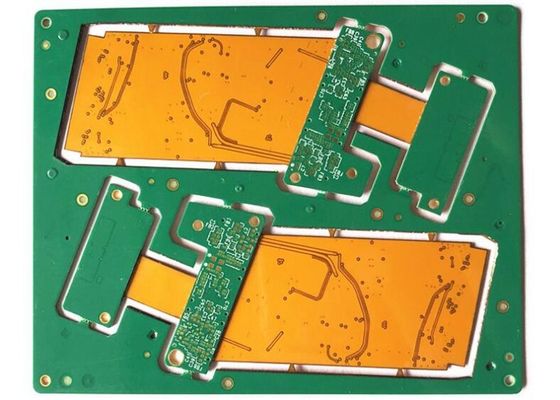 94v0 Electronic 5OZ Rigid Flexible PCB , MultiLayer FPC Double Sided PCB Board