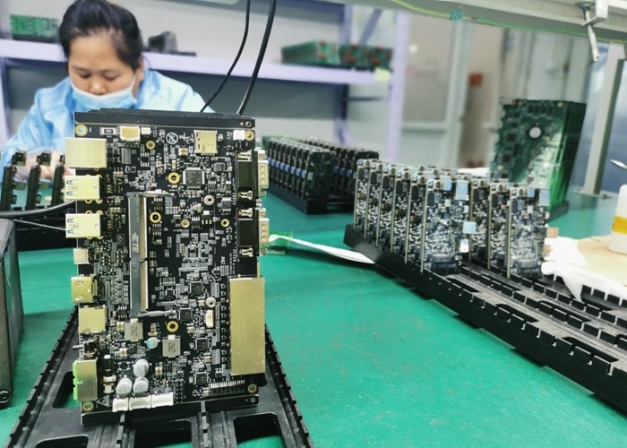 Black Fr4 Electronics Dip Assembled Pcb Smt For Industrial Control